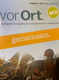 Die erste Ausgabe vor Ort