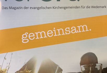 Die erste Ausgabe vor Ort
